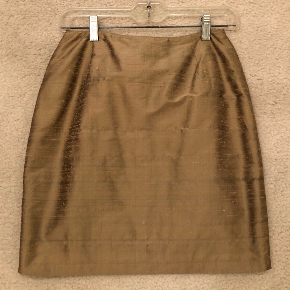 Gigi Clark gold vintage skirt